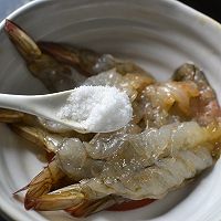 无油蝴蝶虾 #丘比沙拉汁#的做法图解3