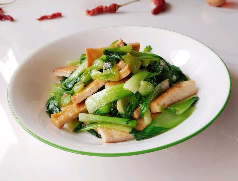 葱油豆腐蚝油菜怎么做？