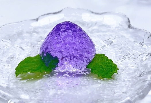 紫水晶草莓果冻