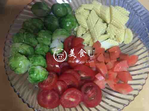 彩虹蔬菜沙拉