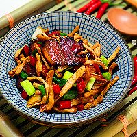 萝卜干炒腊肉的做法图解11