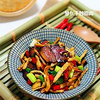 萝卜干炒腊肉的做法图解12