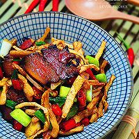 萝卜干炒腊肉的做法图解13