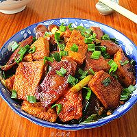 香肠炒千页豆腐的做法图解11