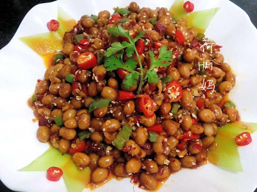 香辣蒜香黄豆