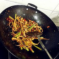 辣炒鱿鱼的做法图解11