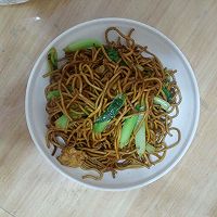 素炒热干面的做法图解8