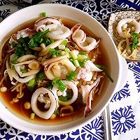 葱油鱿鱼的做法图解10