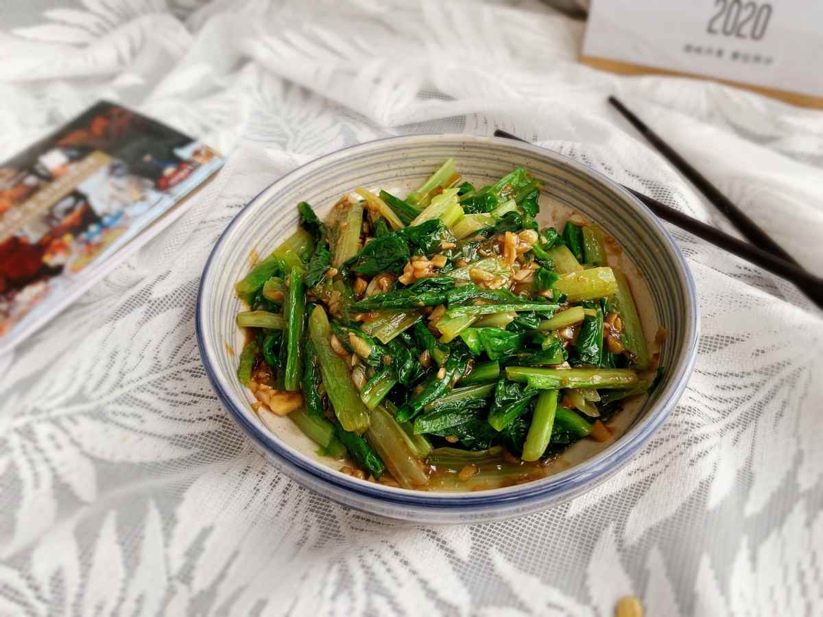 蒜蓉油麦菜怎么做？