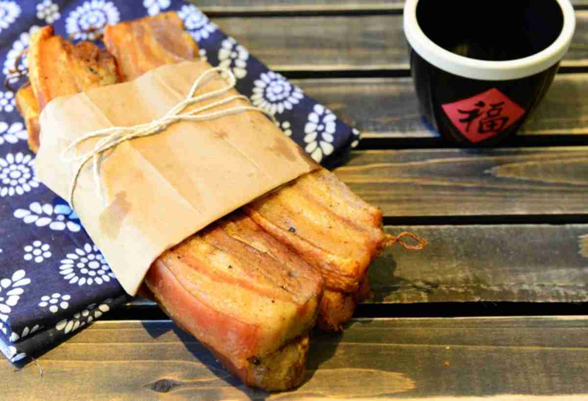自制湖南烟熏腊肉