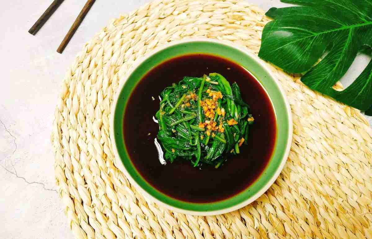 凉拌野苦菜