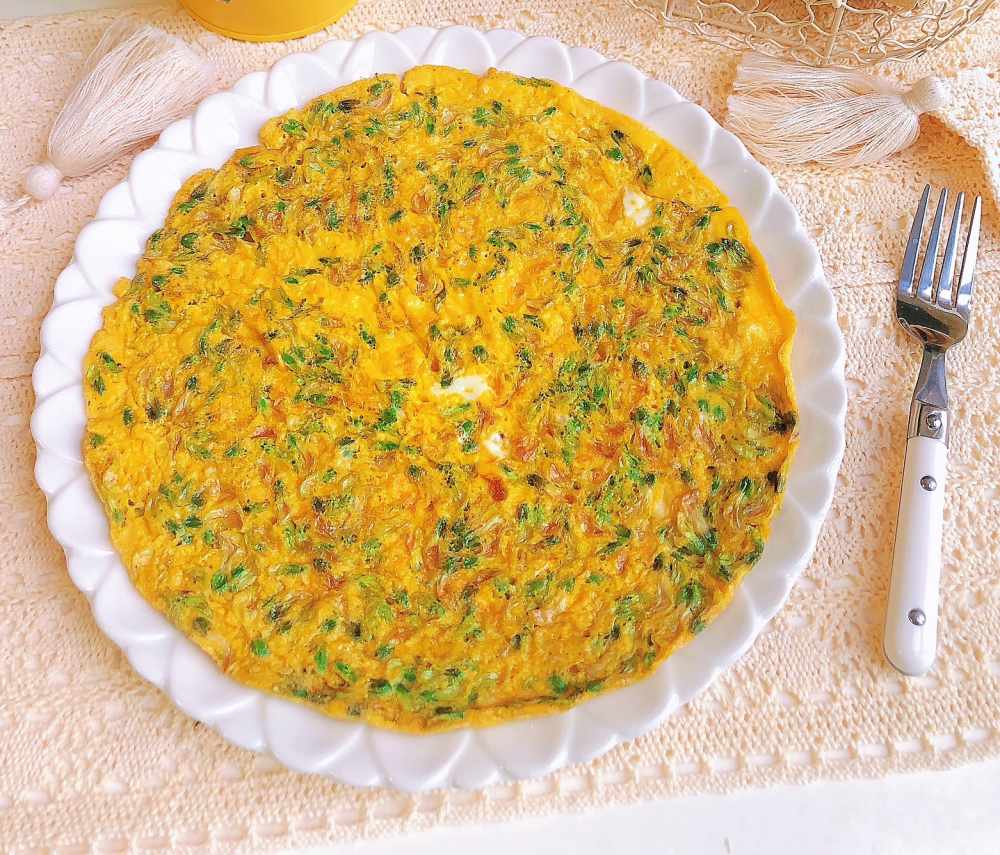 春日限定-槐花煎蛋怎么做？