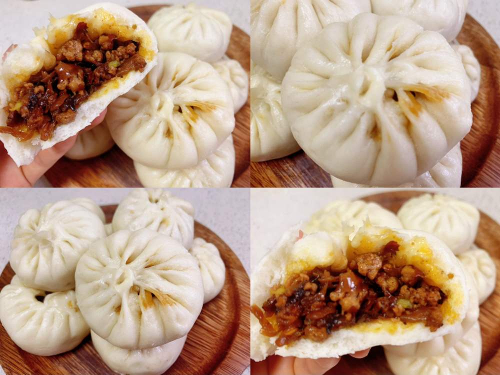 外婆菜肉包子