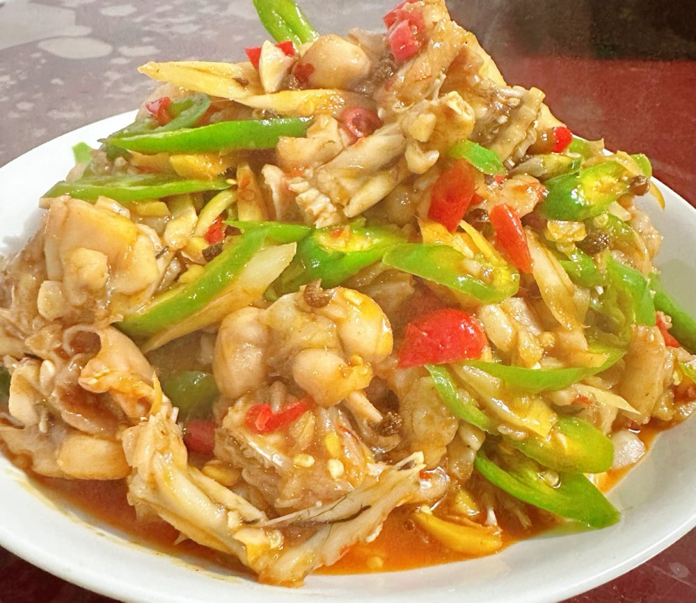 子姜牛蛙怎么做？