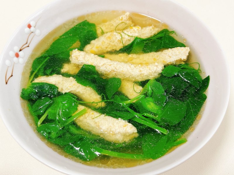 豌豆尖鸡茸汤怎么做？