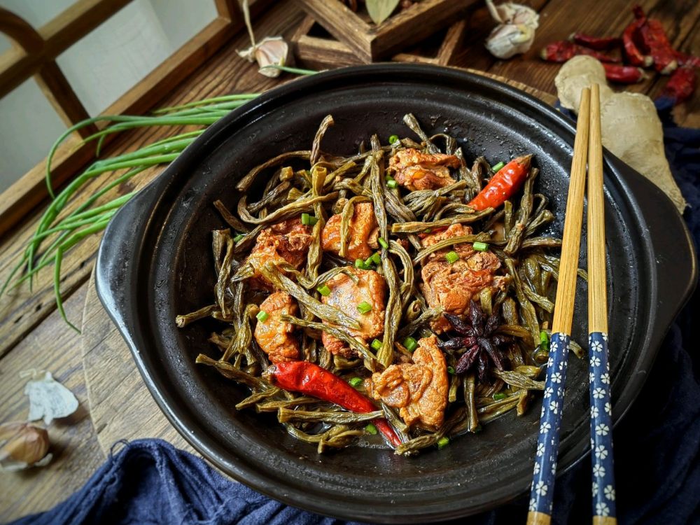 干豆角烧排骨