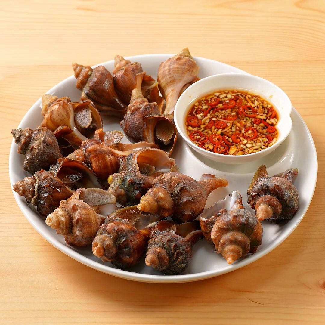 白灼海螺