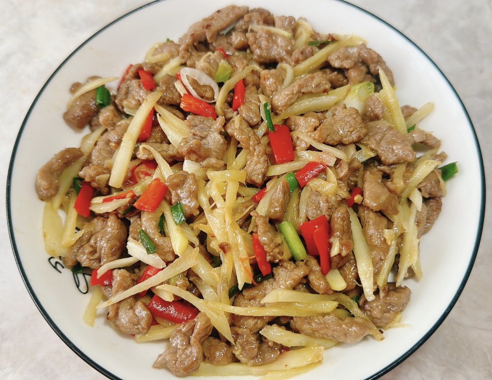 姜丝牛肉怎么做？
