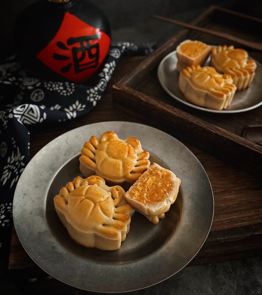金沙肉松月饼怎么做？