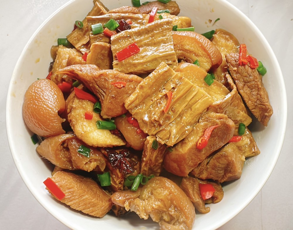 腐竹烧猪蹄肉怎么做？
