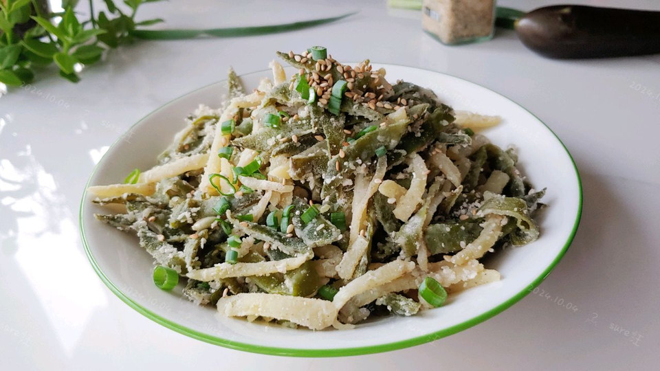 蒜香盐粉蒸豆豆