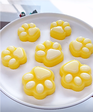 奶萌可爱，粉嫩猫爪奶冻怎么做？