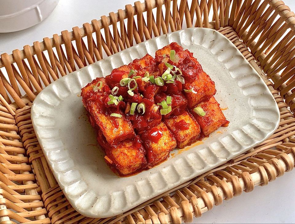 甜辣脆皮豆腐