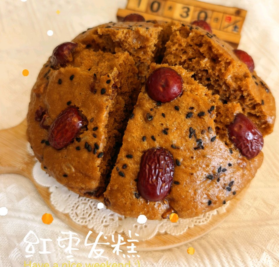 补气养血红糖红枣发糕怎么做？