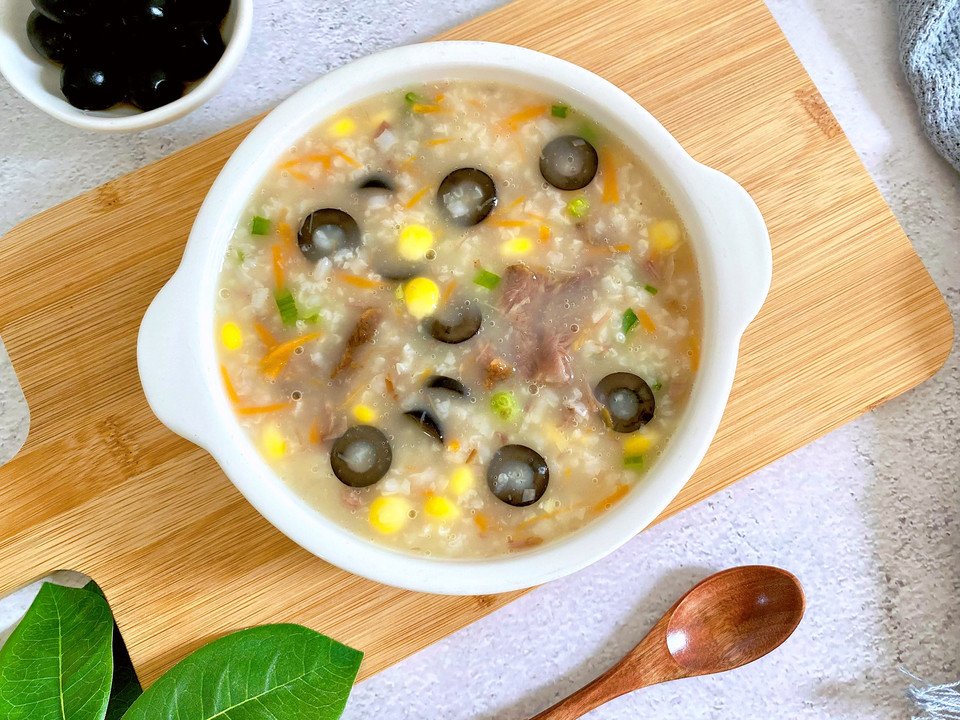 黑橄榄牛肉粥怎么做？
