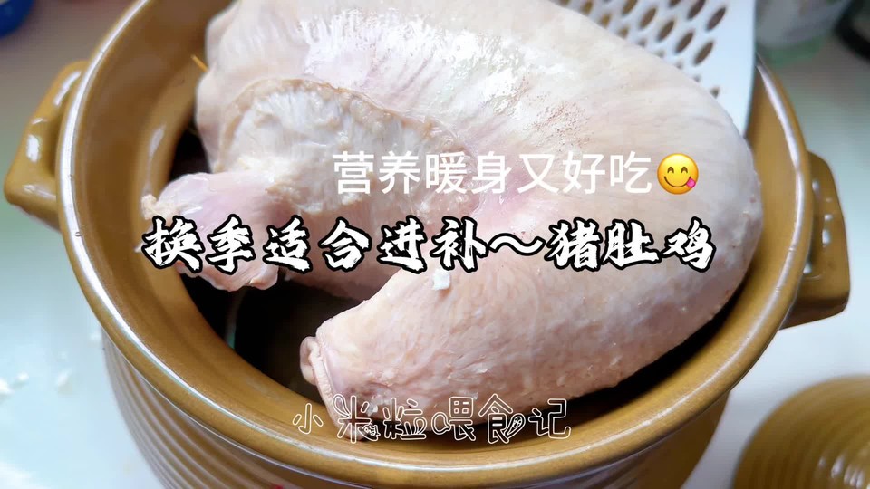 滋补猪肚鸡～附如何洗猪肚怎么做？