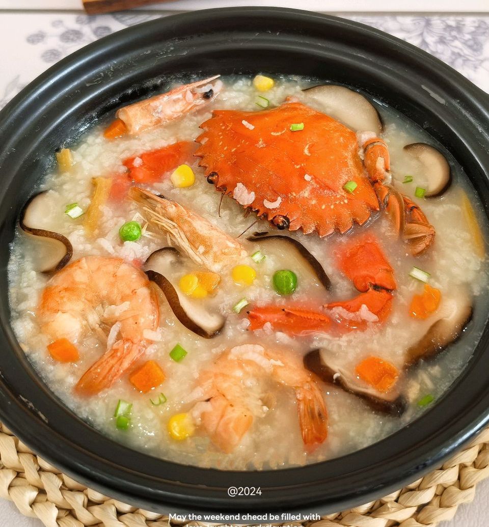 虾蟹砂锅粥怎么做？