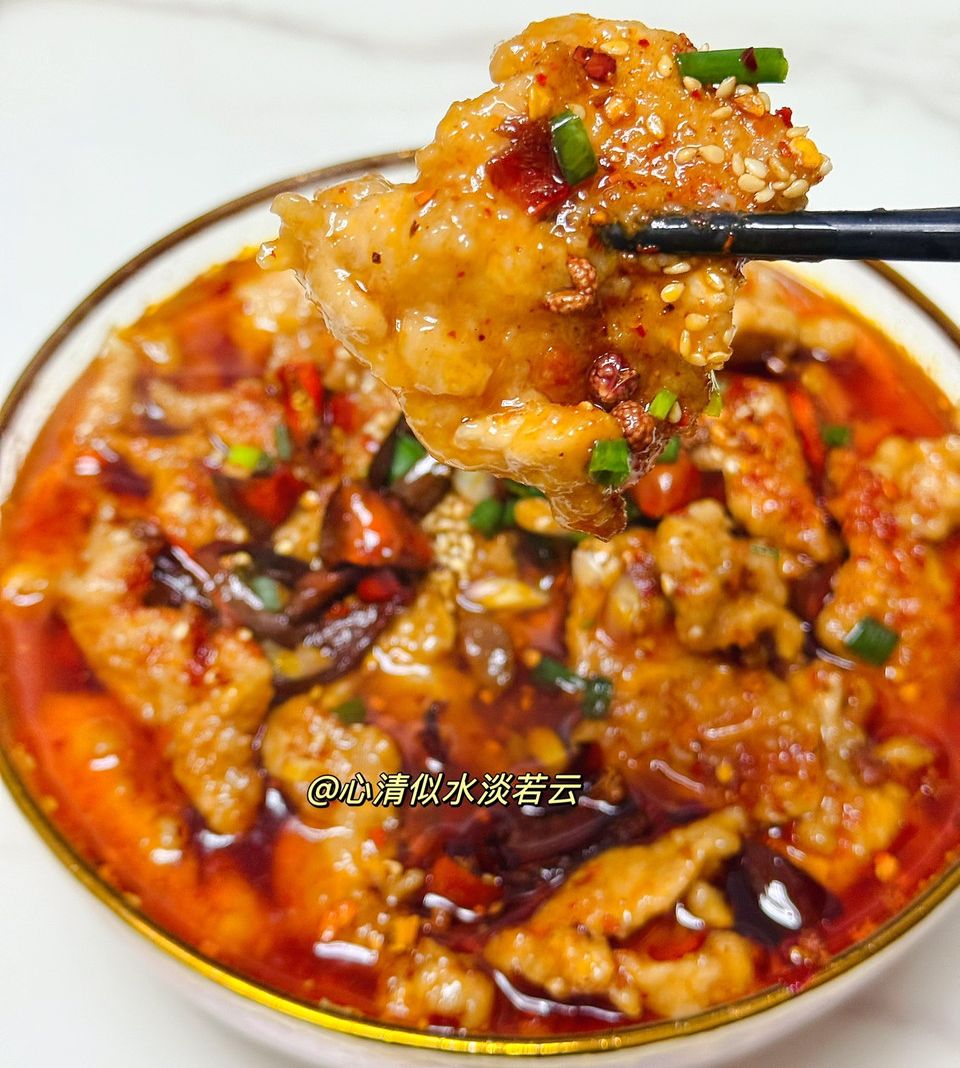 香辣水煮肉片怎么做？