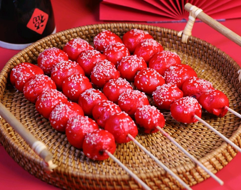 糖葫芦豆沙馒头