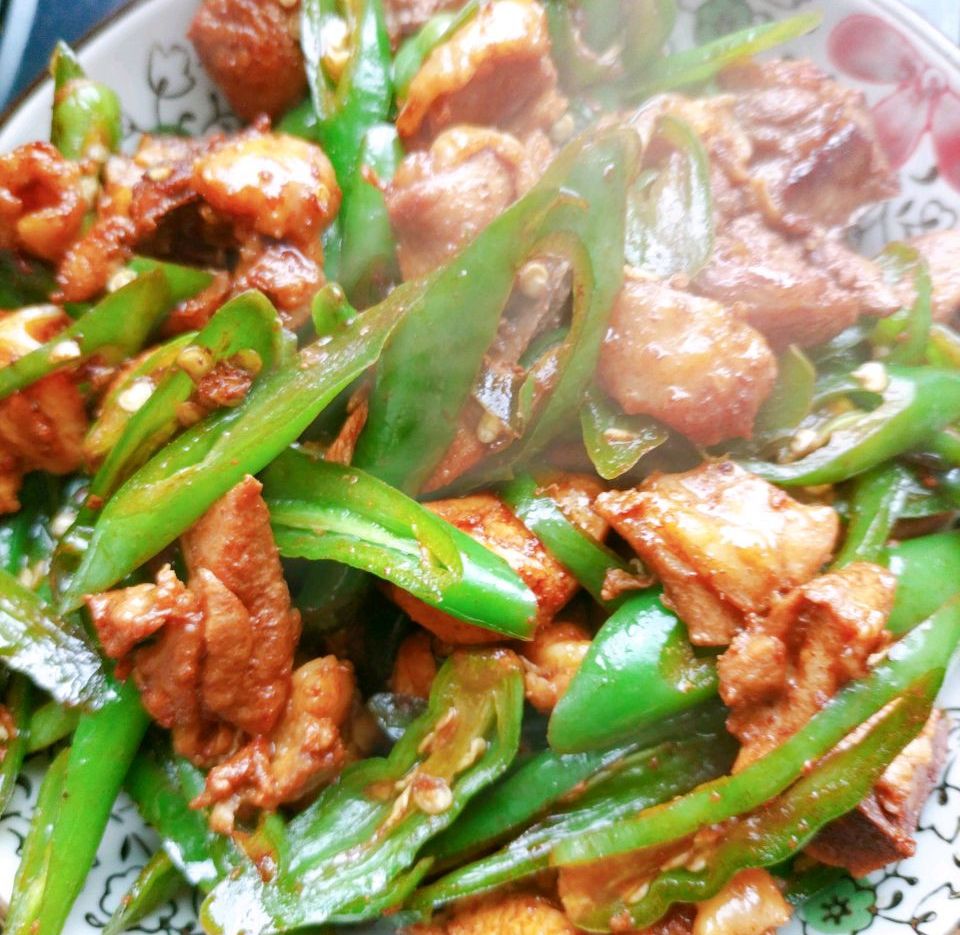 青椒炒鸡