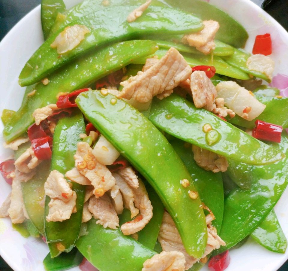 豌豆片炒肉怎么做？