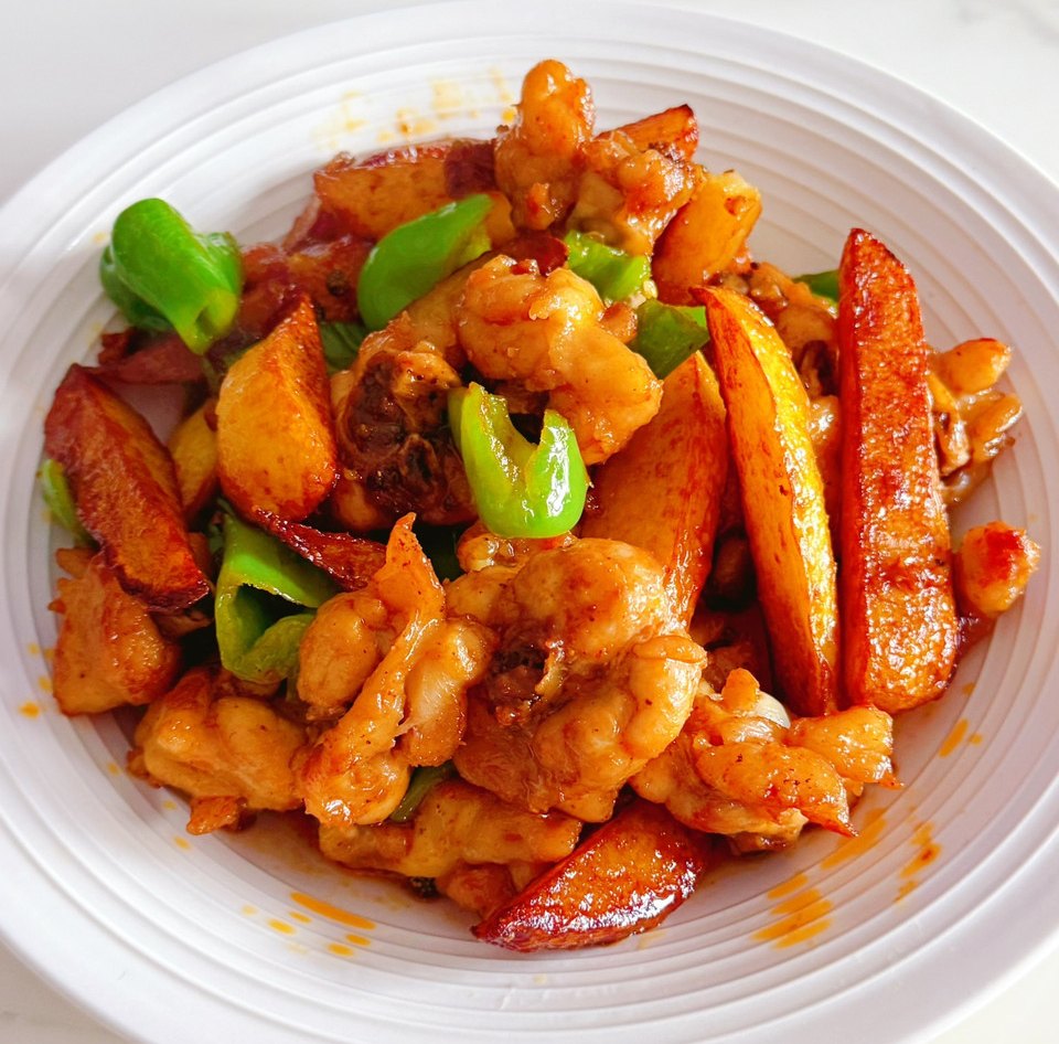 干锅土豆鸡块
