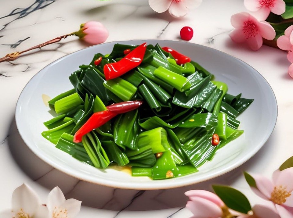 鲜上头！素炒蒜苗，春日餐桌的宝藏美味怎么做？