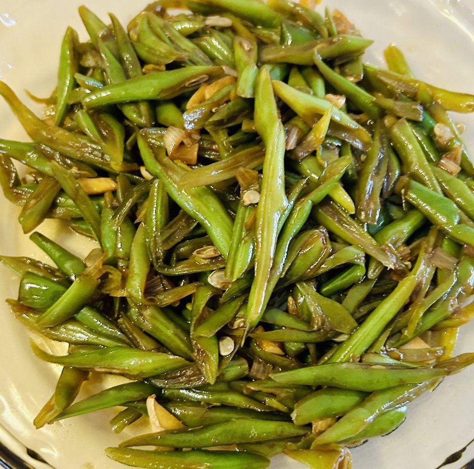炒扁豆丝怎么做？