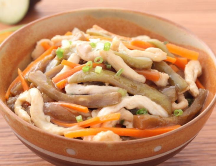 茄子炒鸡丝ok怎么做？