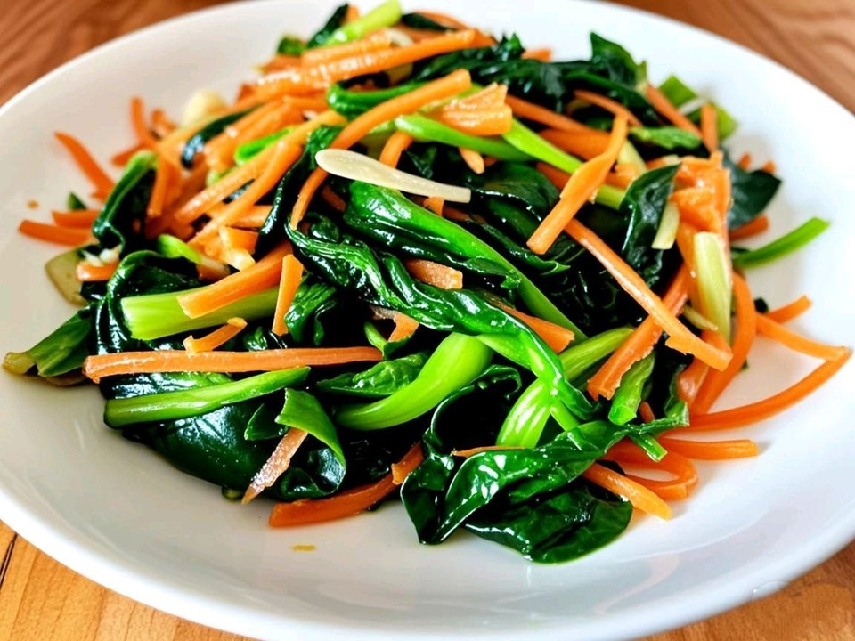 营养双拼！菠菜胡萝卜炒出春日好活力怎么做？