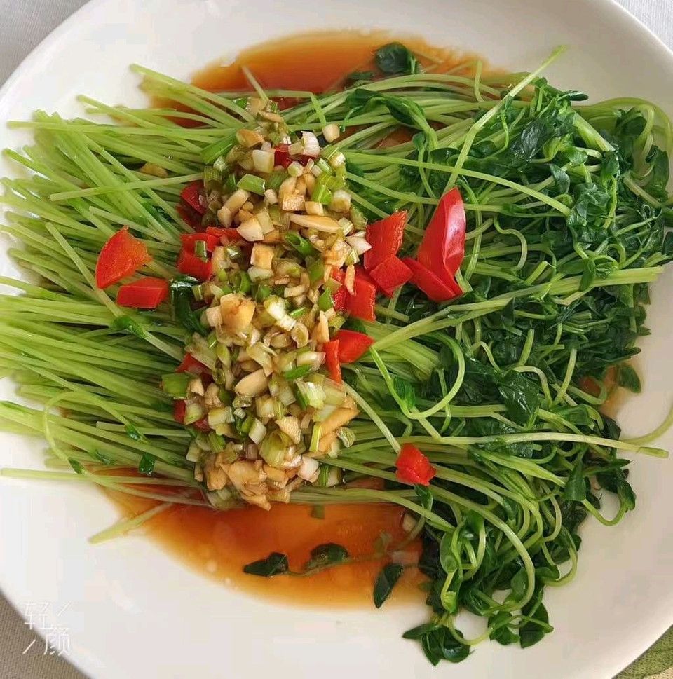 凉拌豌豆苗怎么做？