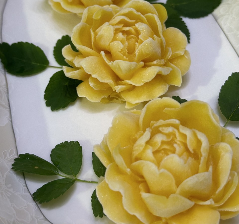 芒果慕斯花朵怎么做？