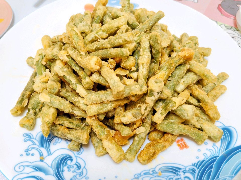 蛋黄焗豆角怎么做？
