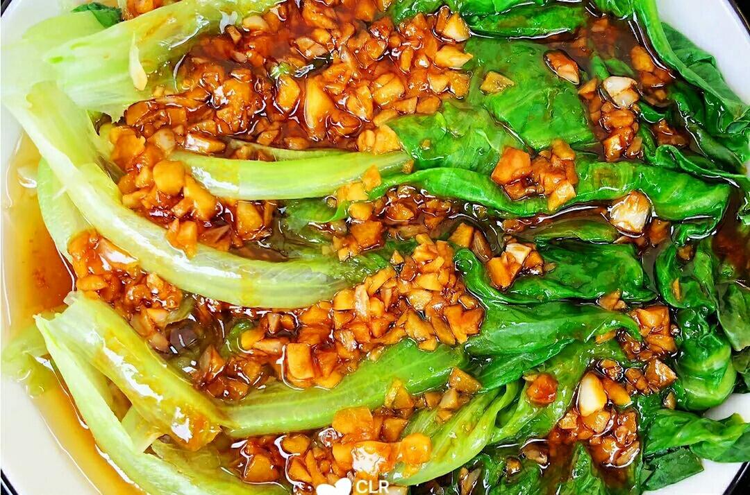 5分钟搞定爆好吃耗油生菜，减肥餐必备菜谱