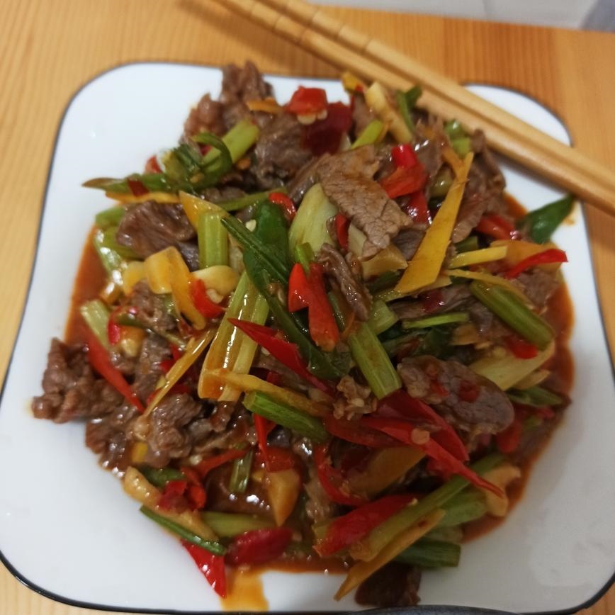 爆炒驴肉