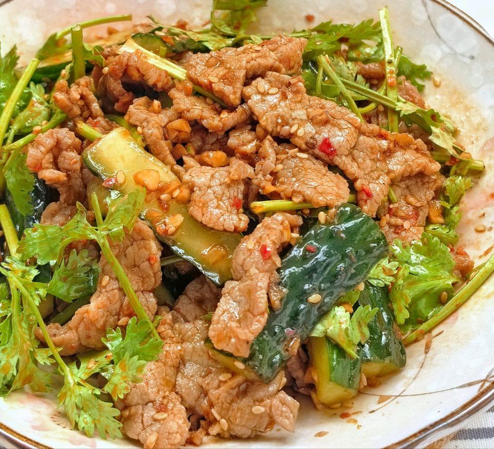 香菜拌牛肉