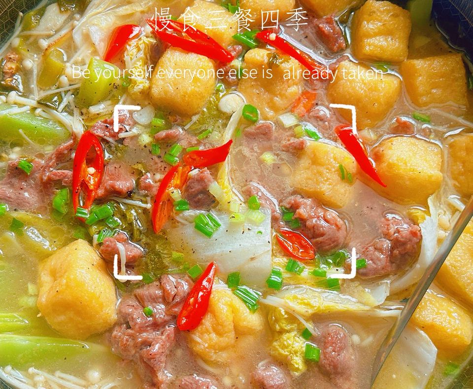 酸菜牛肉怎么做？