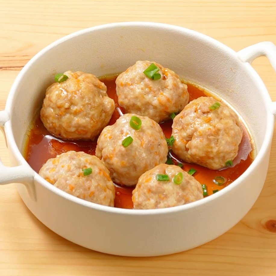 莲藕蒸肉丸