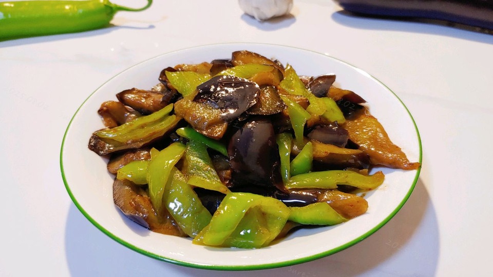 蒜辣豆豉烧茄子