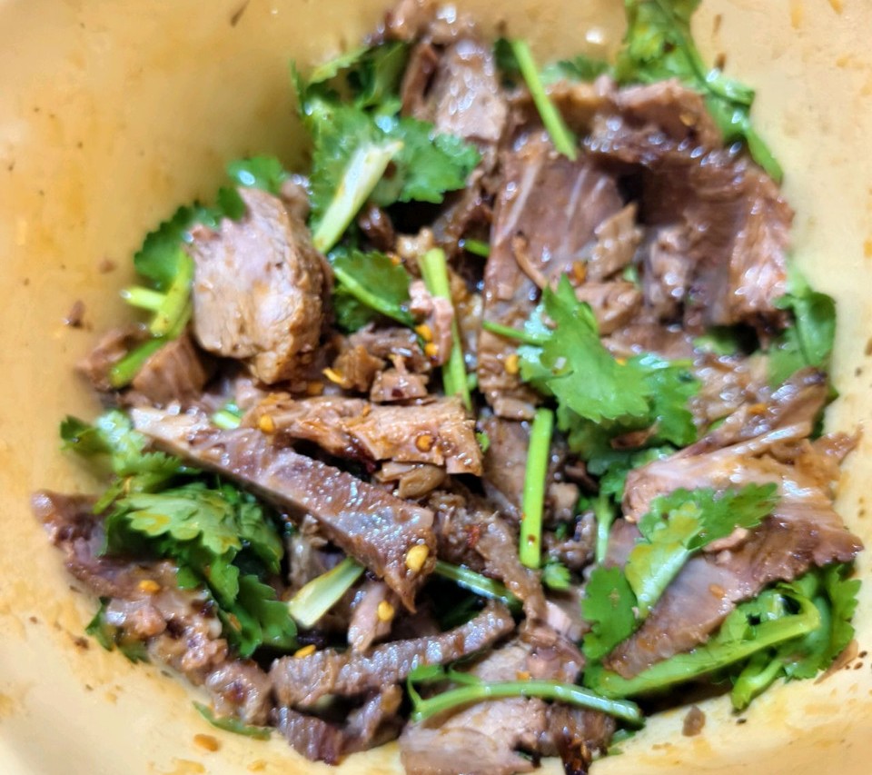 香菜拌牛肉